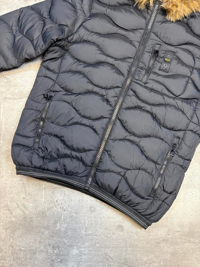 Blauer Puffer (S)