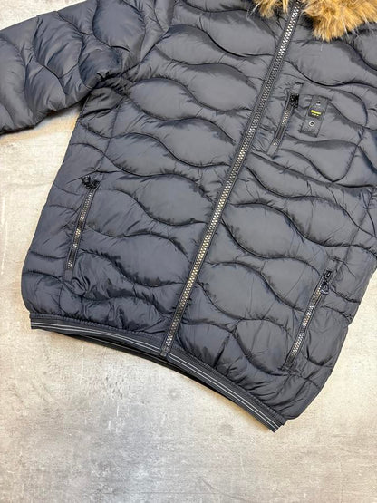 Blauer Puffer (S)