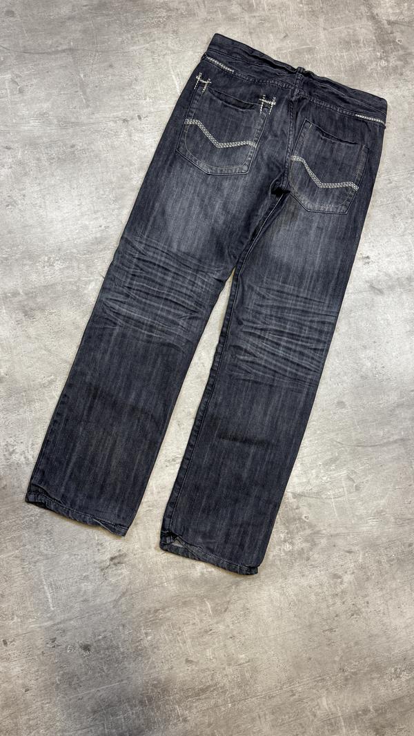 Vintage washed Straight Jeans M