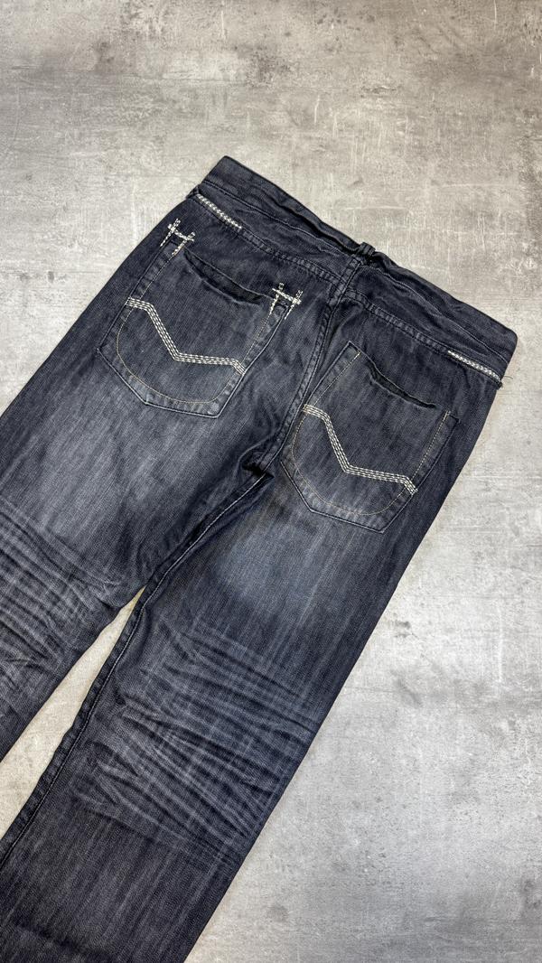 Vintage washed Straight Jeans M