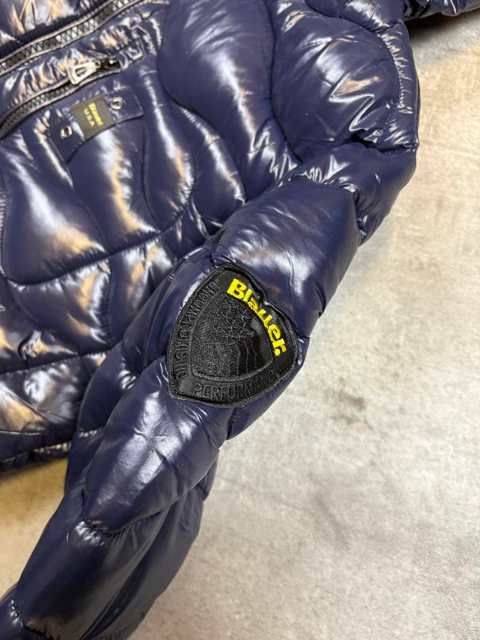 Blauer Puffer (S)